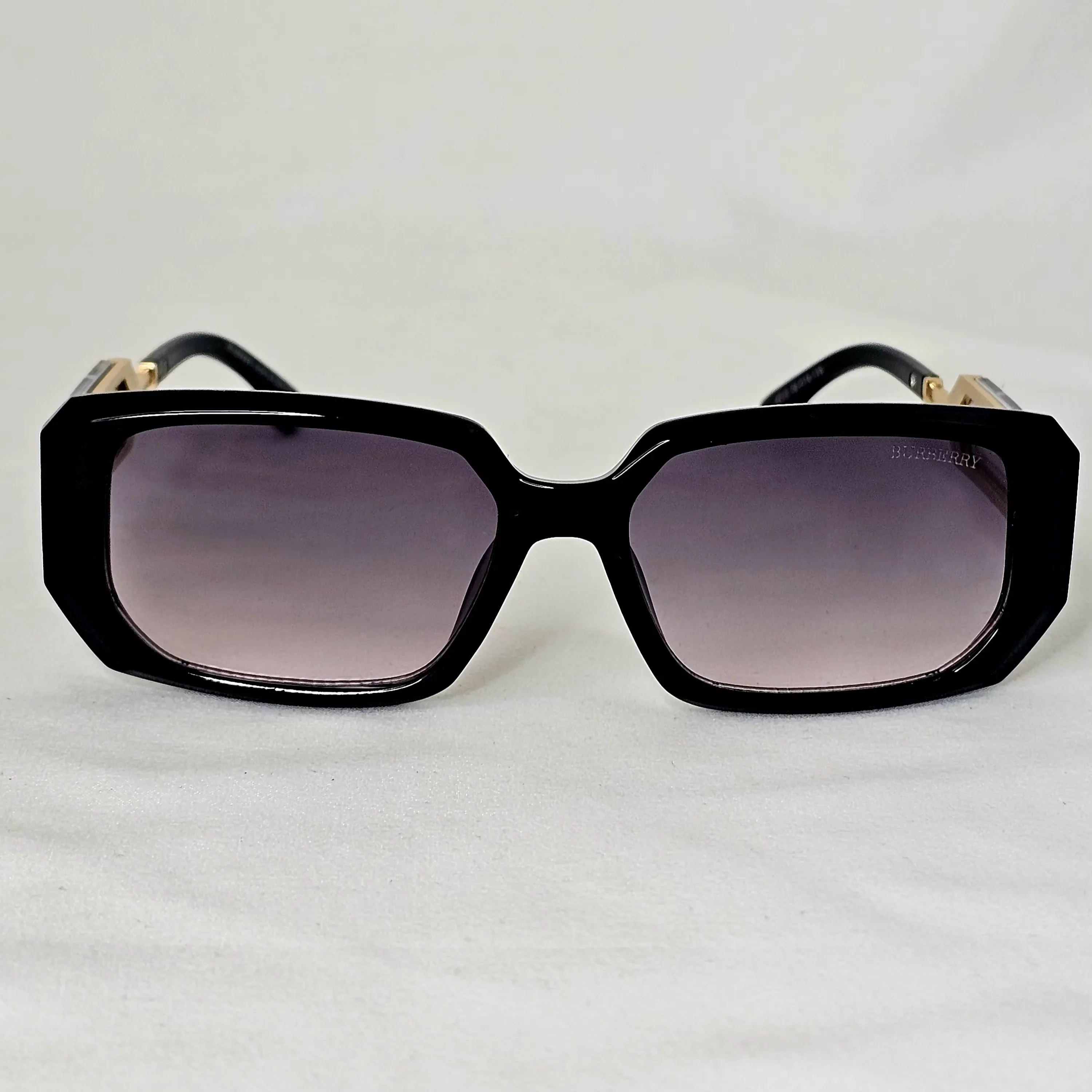 Burberry Check Detail Square Sunglasses - Image 6