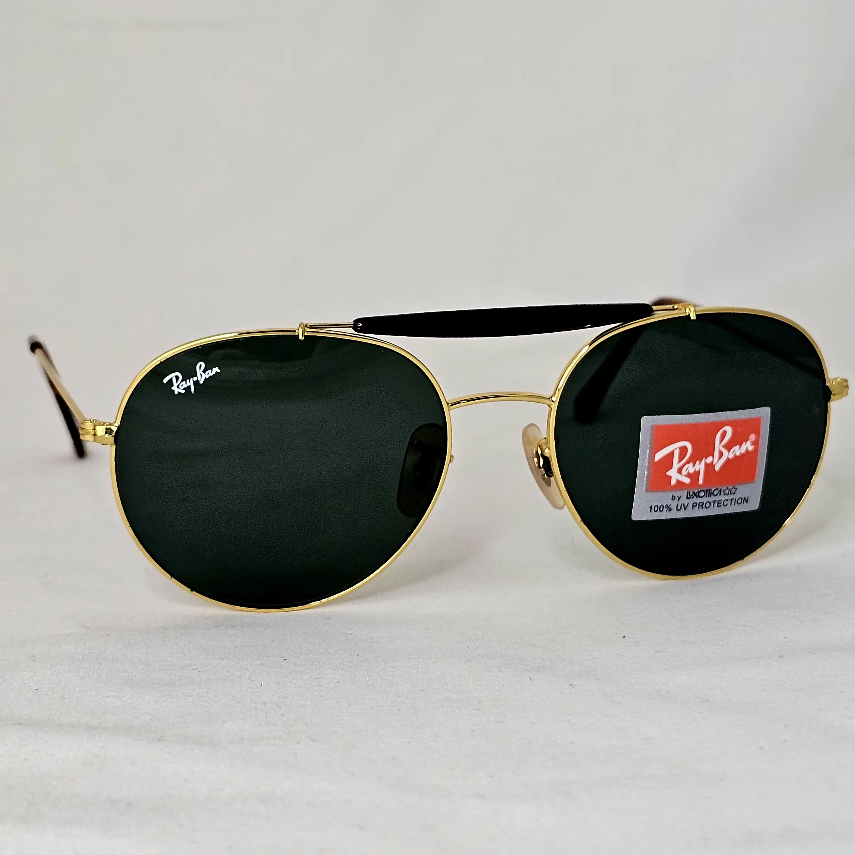 Ray-Ban Round Outdoorsman - Amber Mirror Gold - Image 7